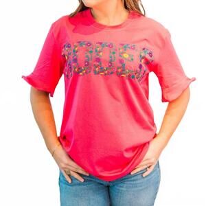 NEW LAYERZ CLOTHING rodeo tee in red